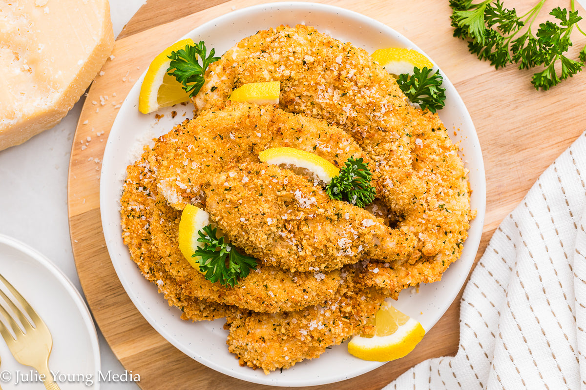 Air Fryer Parmesan Crusted Chicken