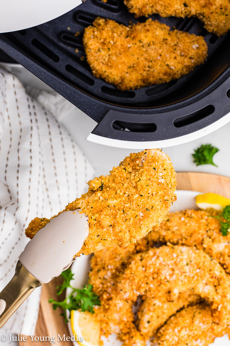 Air Fryer Parmesan Crusted Chicken