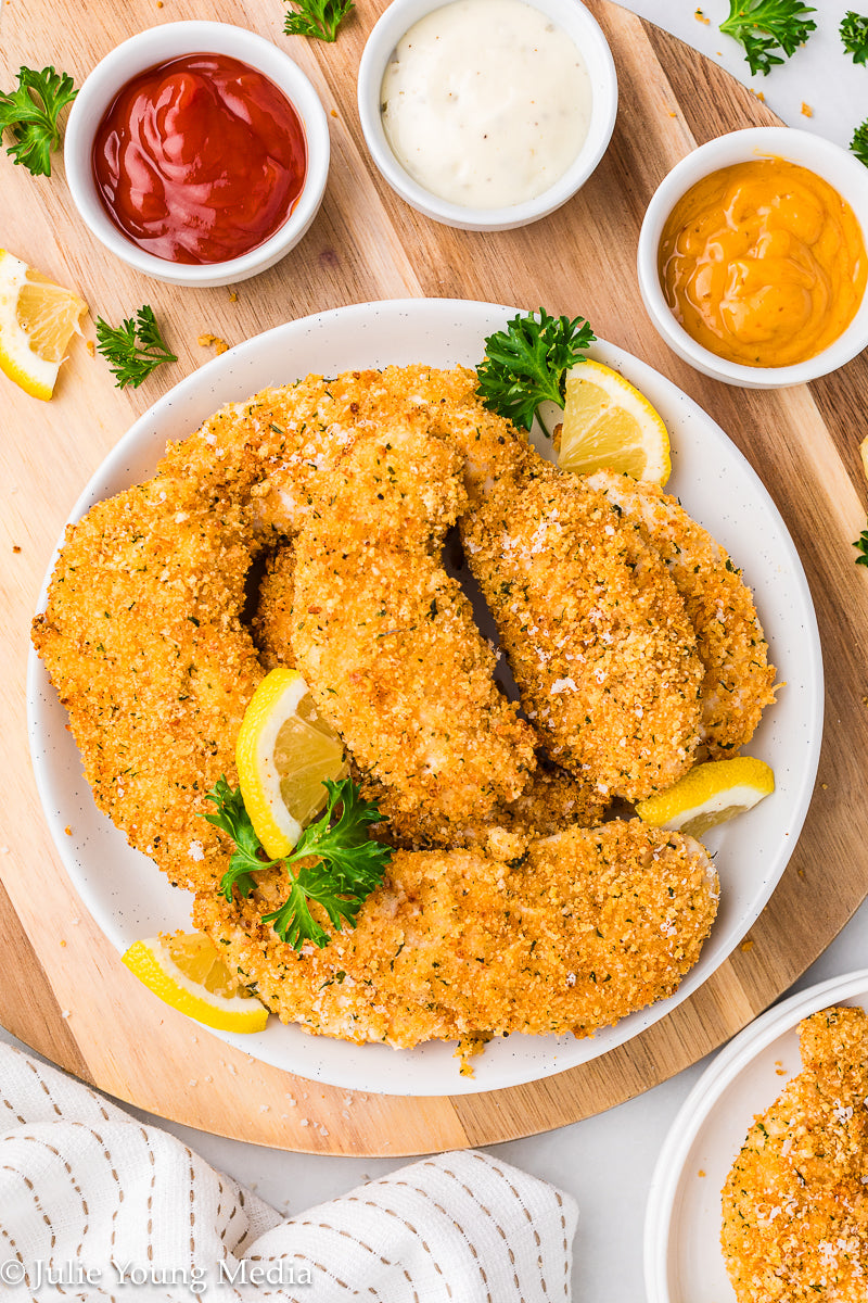 Air Fryer Parmesan Crusted Chicken