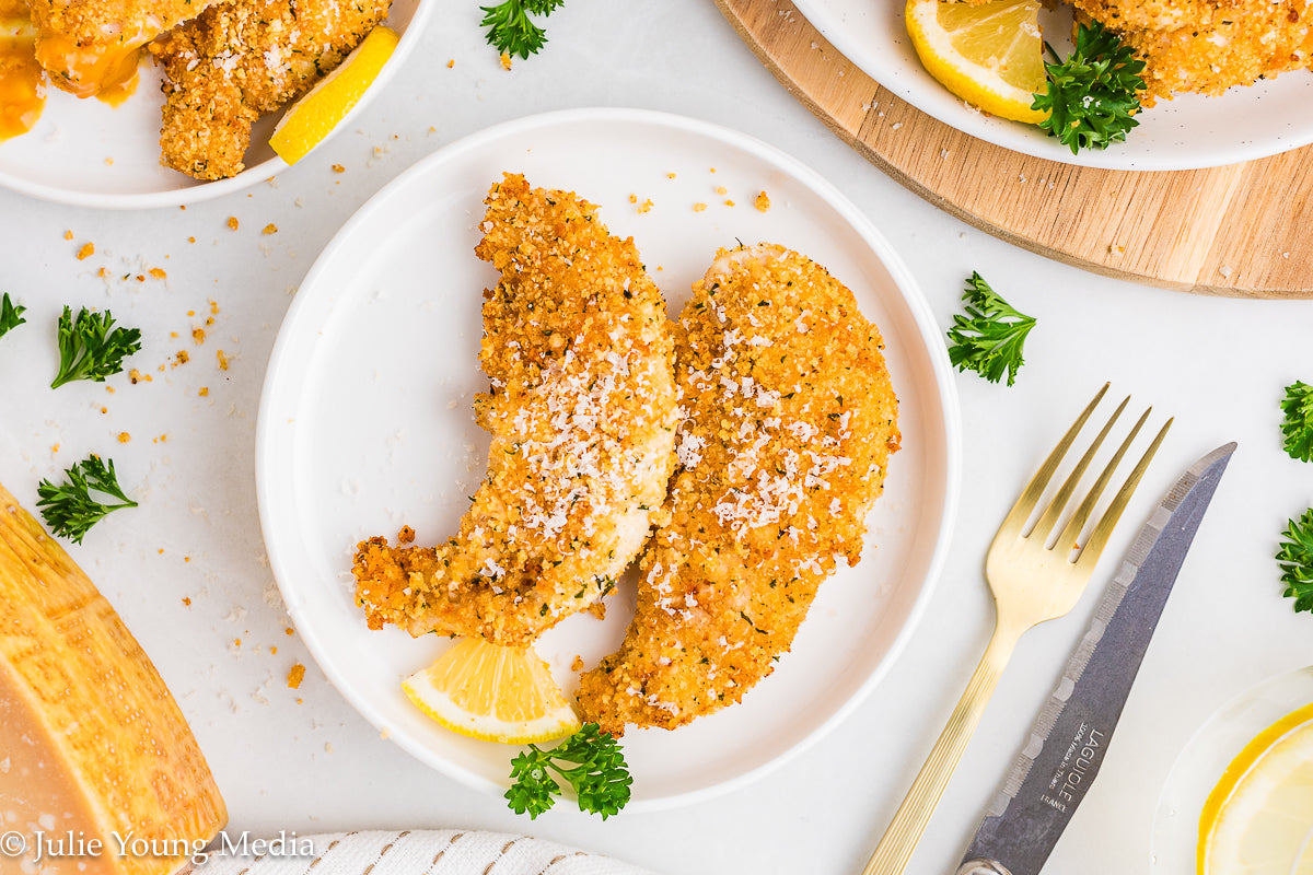 Air Fryer Parmesan Crusted Chicken