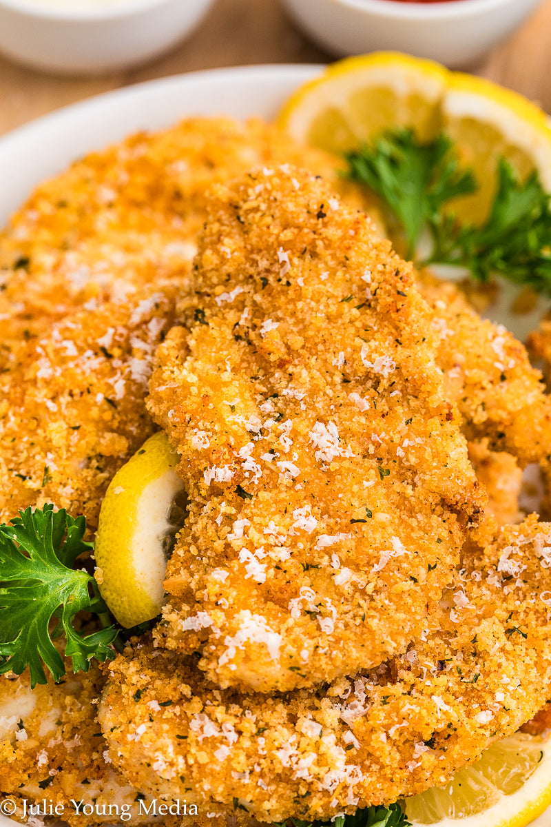 Air Fryer Parmesan Crusted Chicken