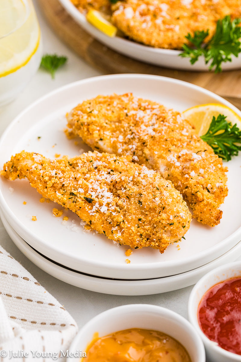 Air Fryer Parmesan Crusted Chicken