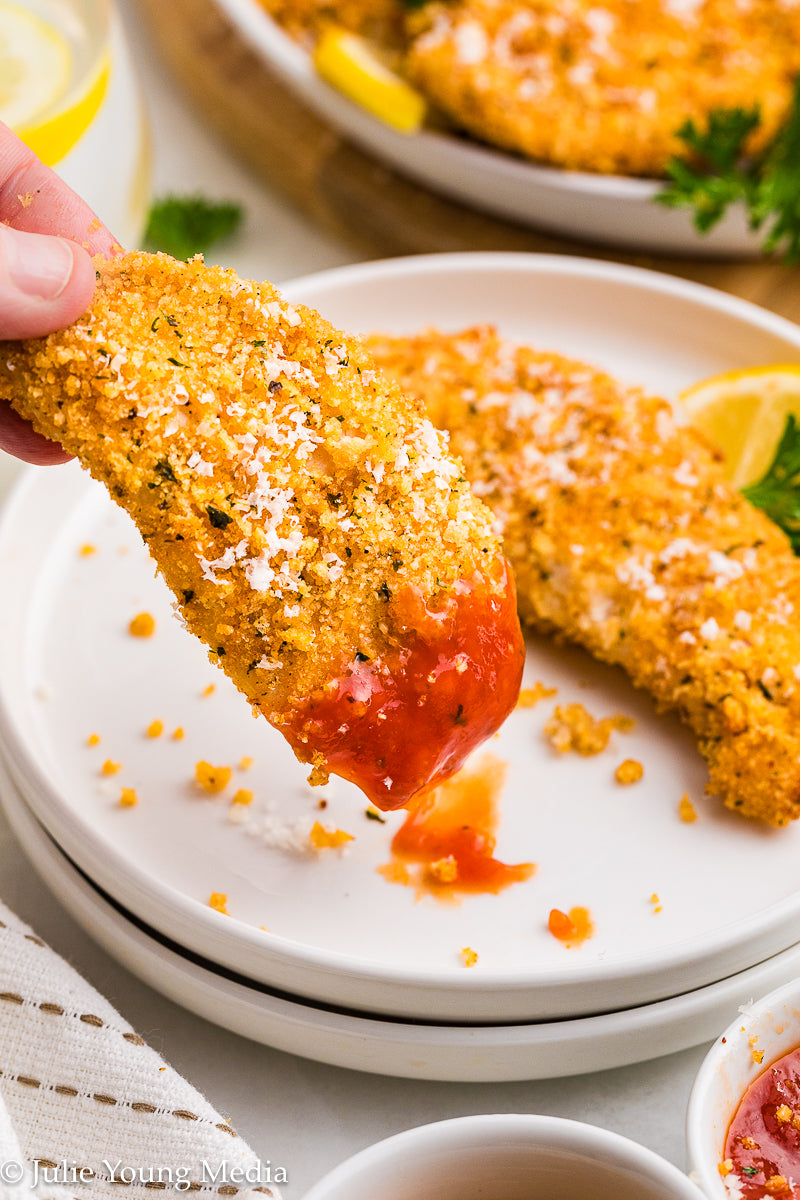 Air Fryer Parmesan Crusted Chicken