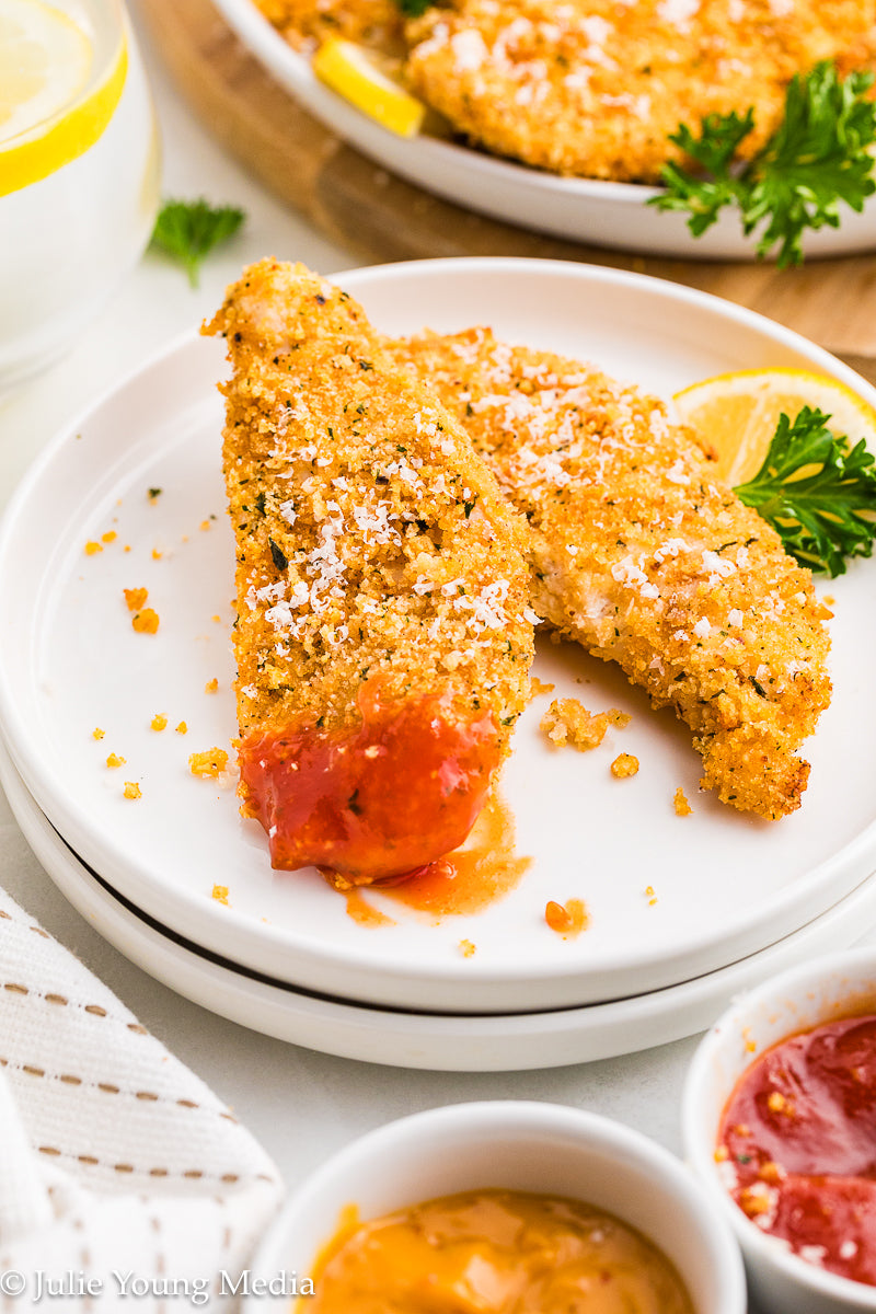 Air Fryer Parmesan Crusted Chicken