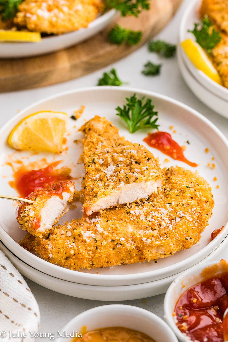 Air Fryer Parmesan Crusted Chicken