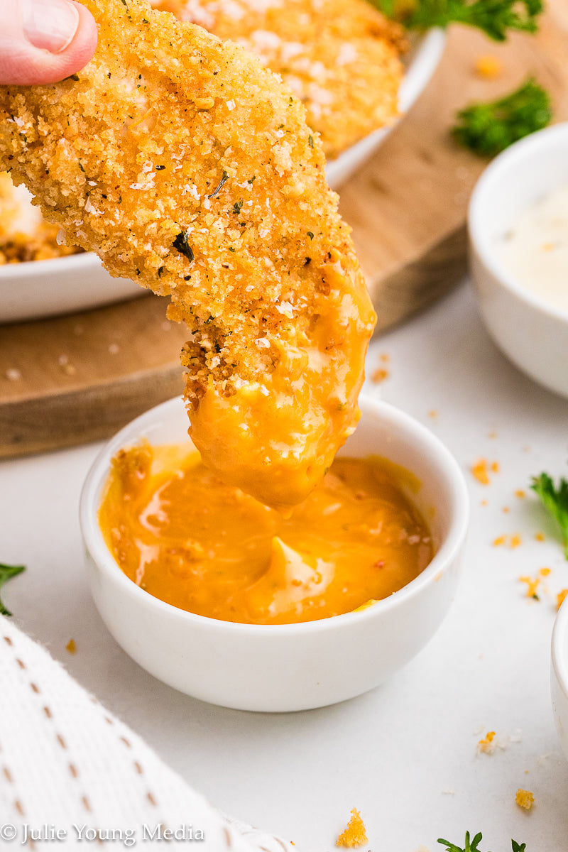 Air Fryer Parmesan Crusted Chicken