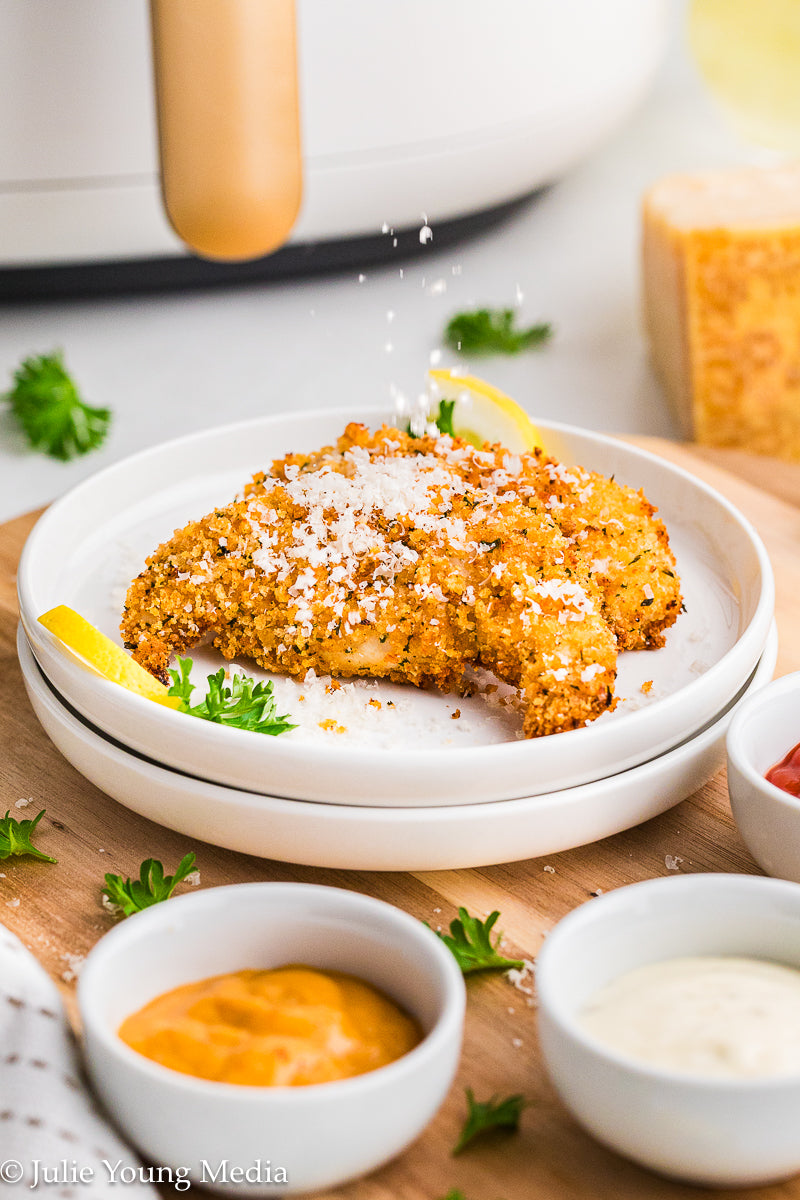 Air Fryer Parmesan Crusted Chicken