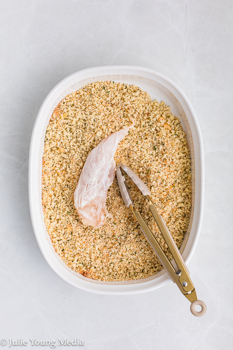 Air Fryer Parmesan Crusted Chicken