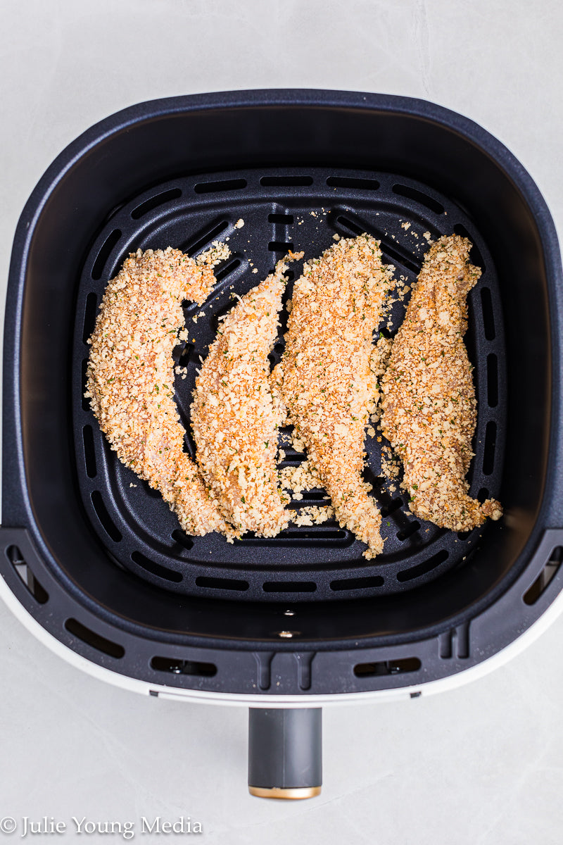 Air Fryer Parmesan Crusted Chicken