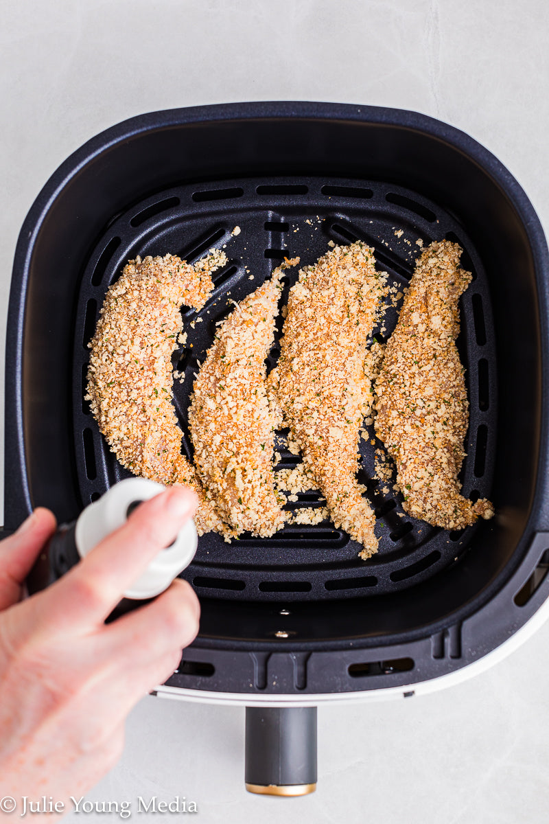 Air Fryer Parmesan Crusted Chicken