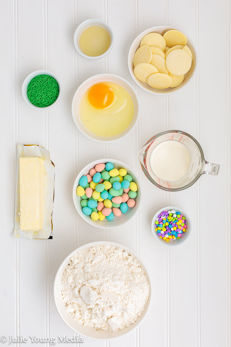 Easter Sugar Cookies with Mini Eggs