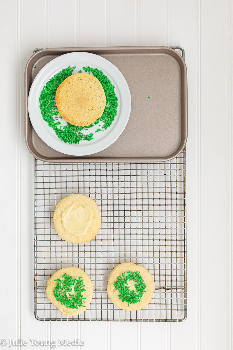 Easter Sugar Cookies with Mini Eggs