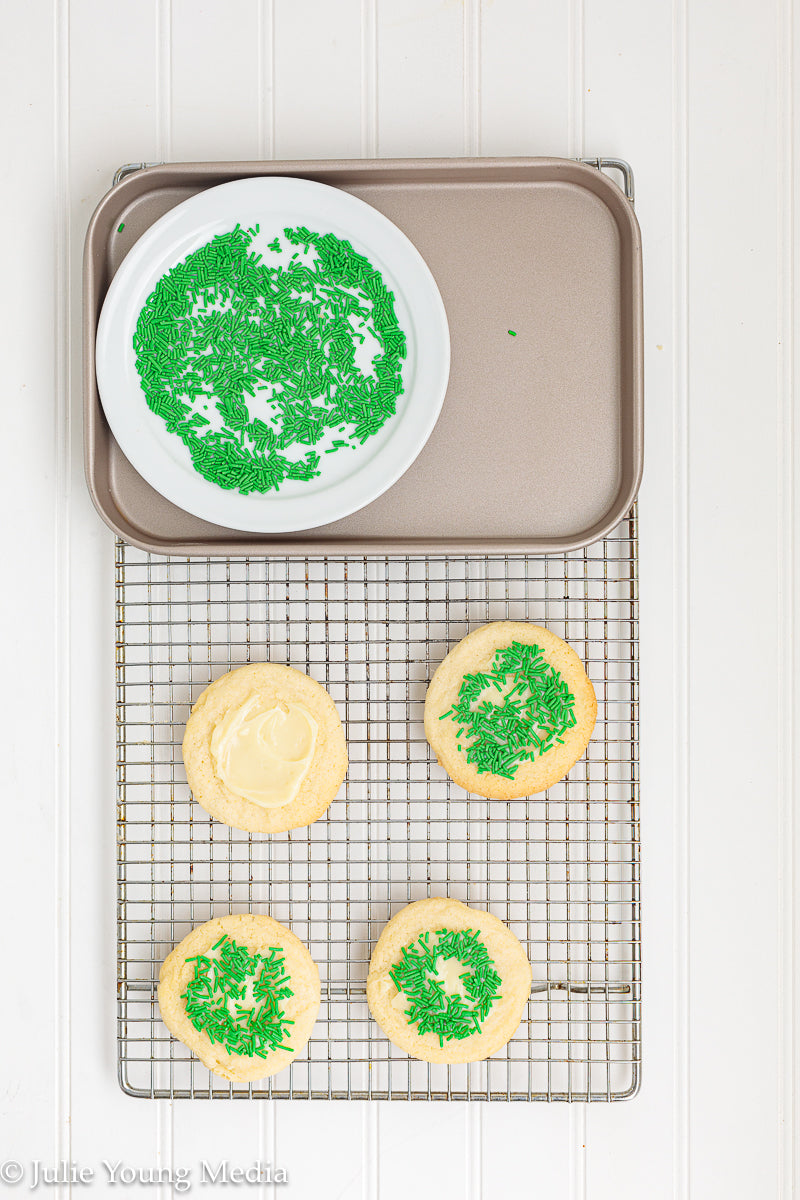 Easter Sugar Cookies with Mini Eggs