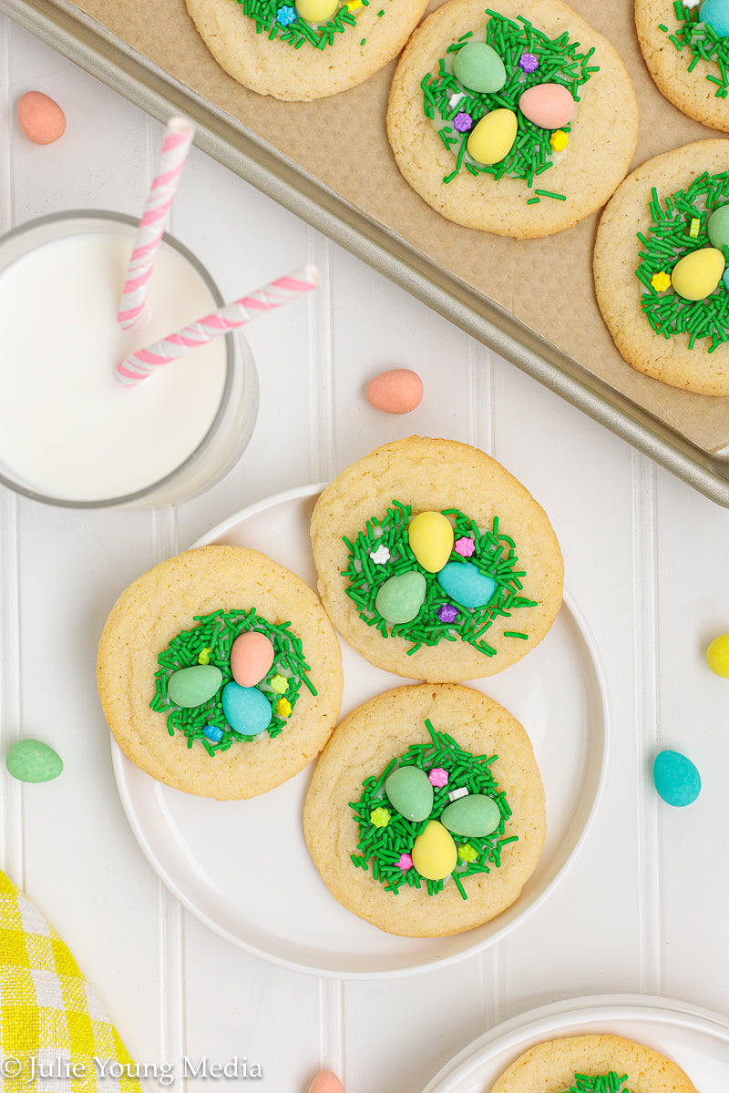 Easter Sugar Cookies with Mini Eggs