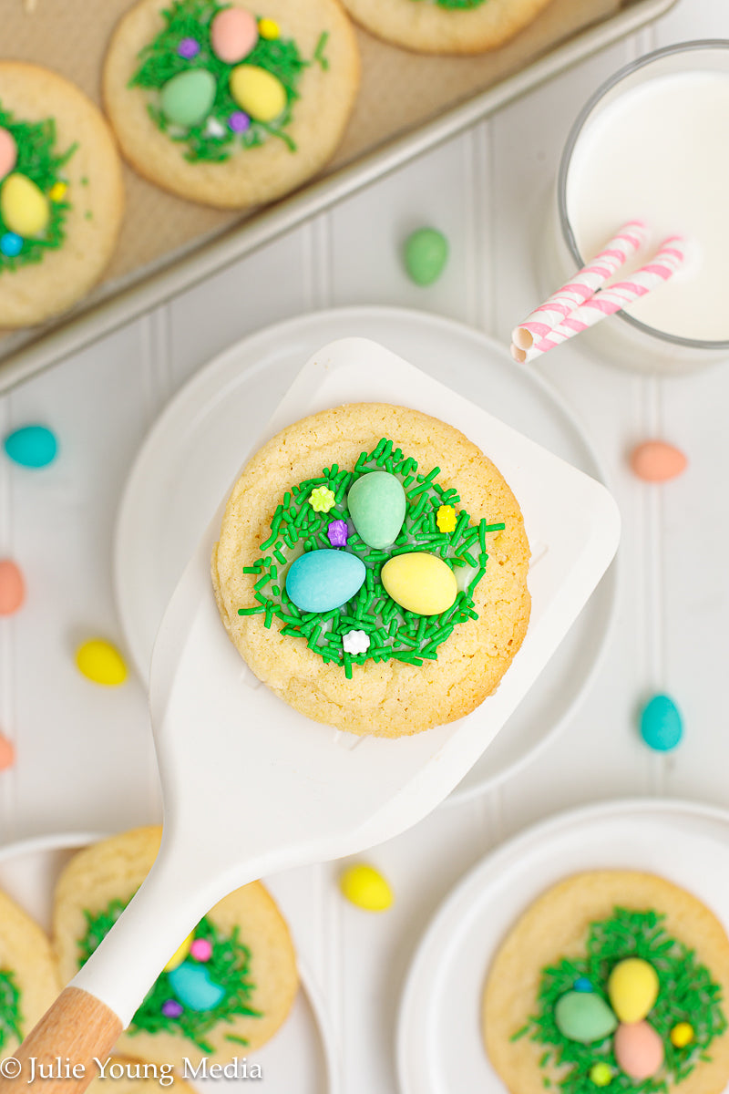 Easter Sugar Cookies with Mini Eggs