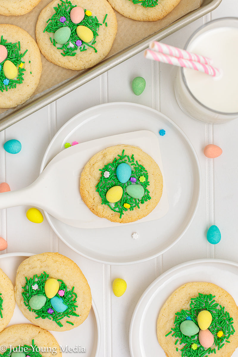 Easter Sugar Cookies with Mini Eggs