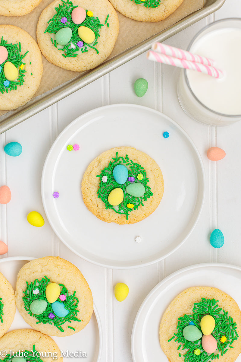 Easter Sugar Cookies with Mini Eggs