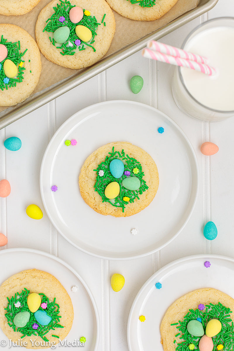 Easter Sugar Cookies with Mini Eggs