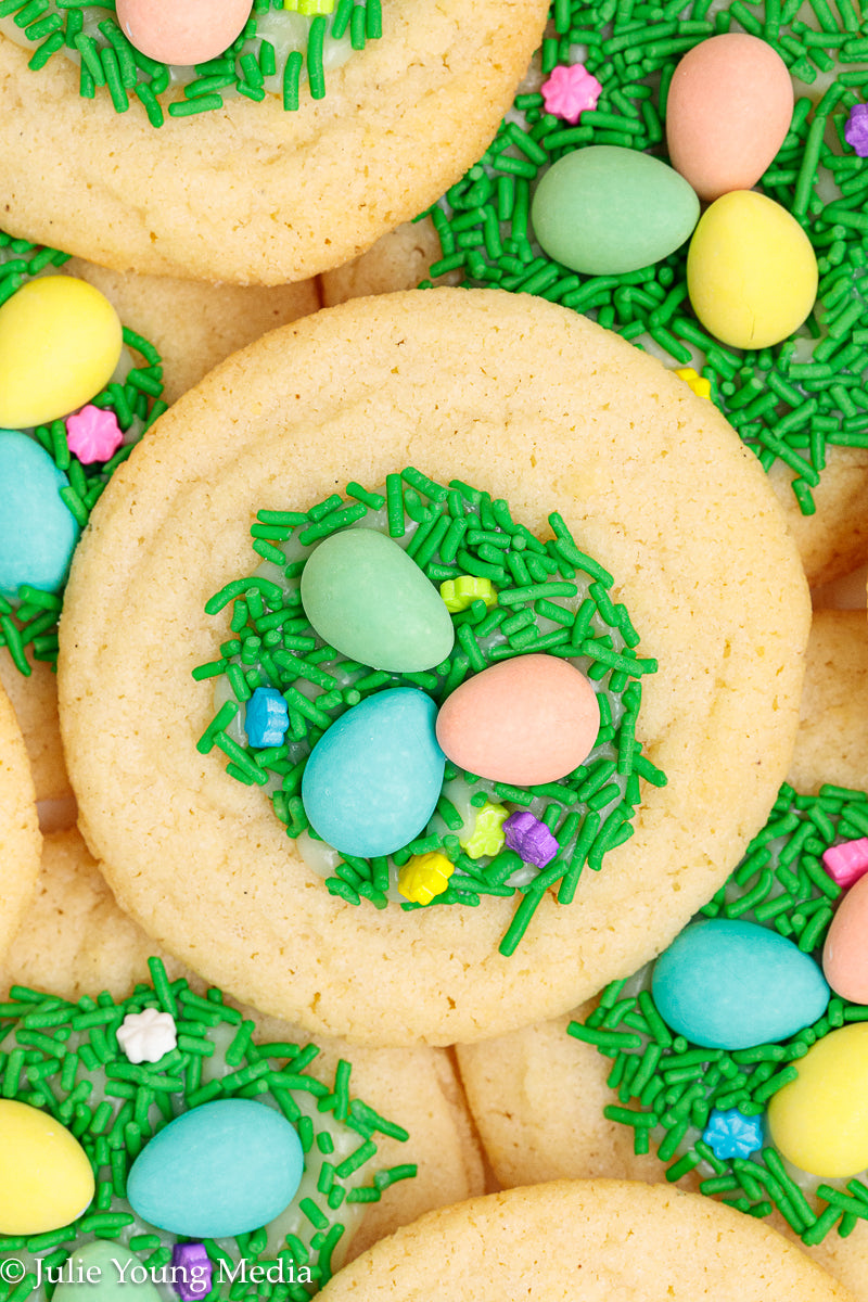 Easter Sugar Cookies with Mini Eggs