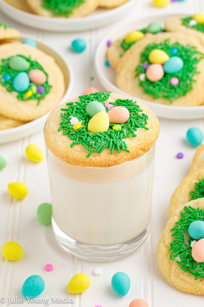 Easter Sugar Cookies with Mini Eggs