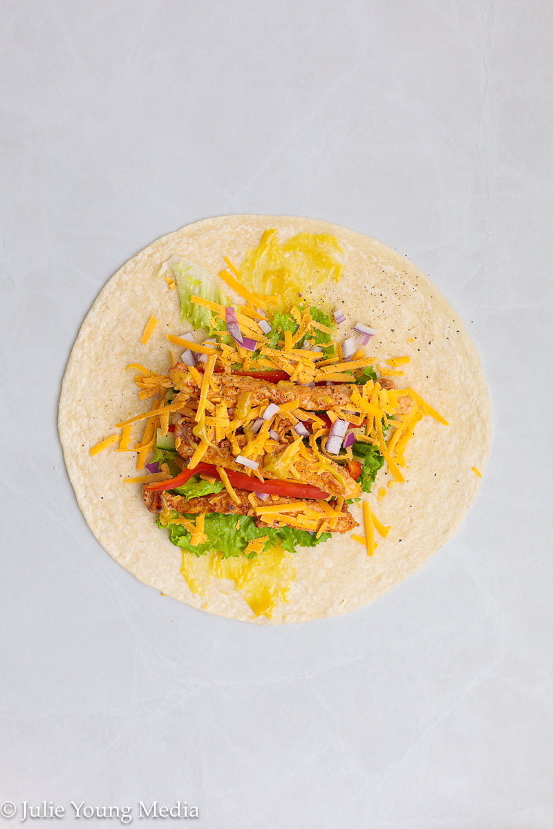 Honey Mustard Chicken Wraps