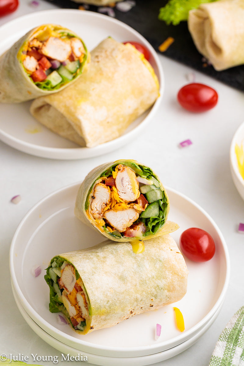 Honey Mustard Chicken Wraps