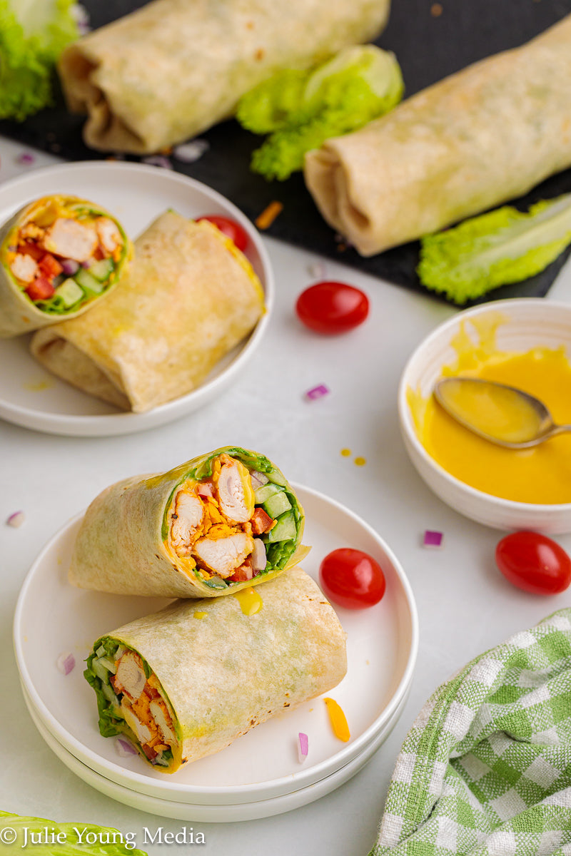 Honey Mustard Chicken Wraps