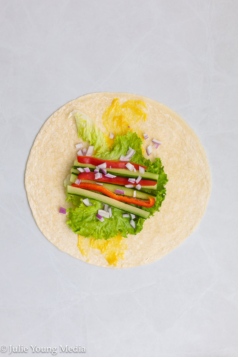 Honey Mustard Chicken Wraps