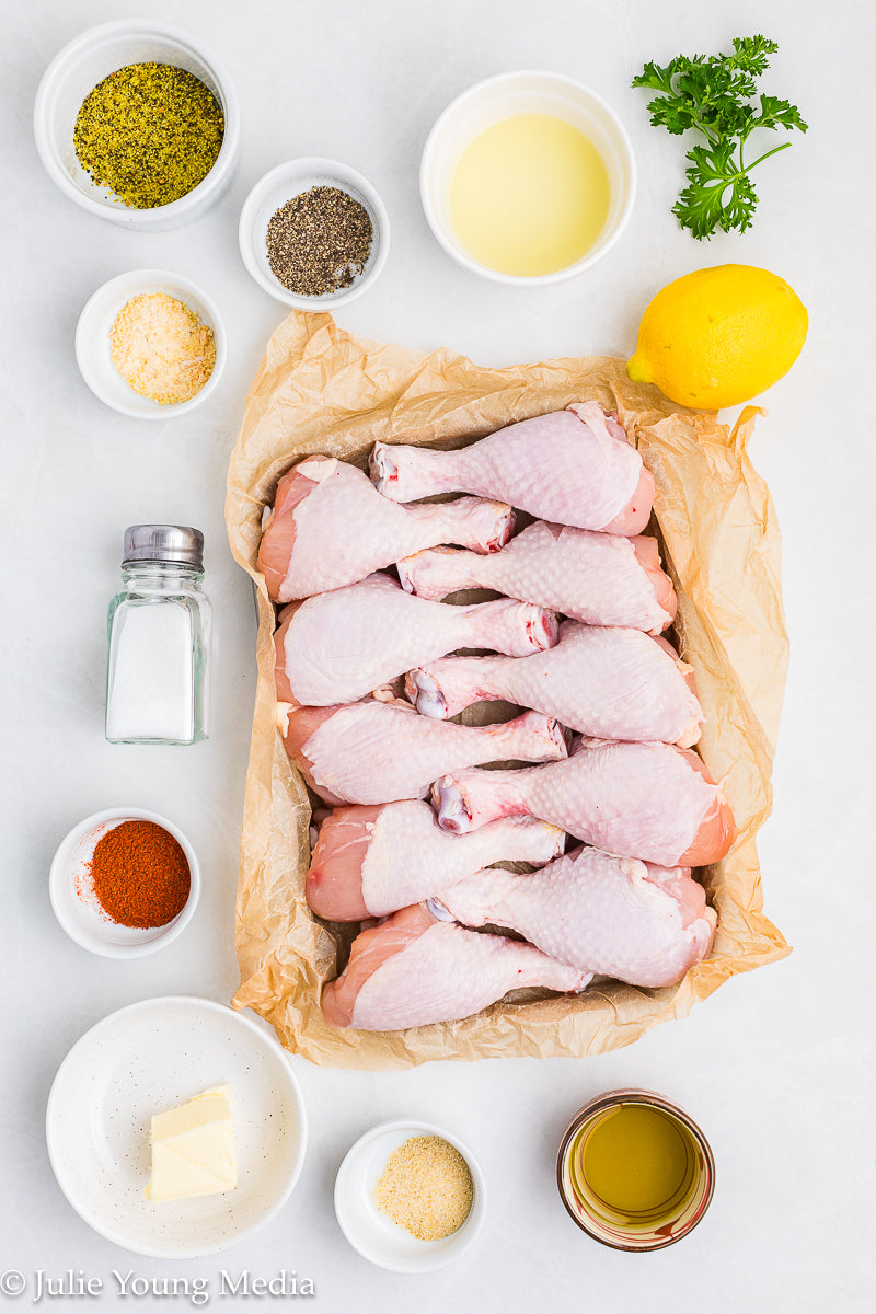 Lemon Pepper Chicken Drumstick Lollipops