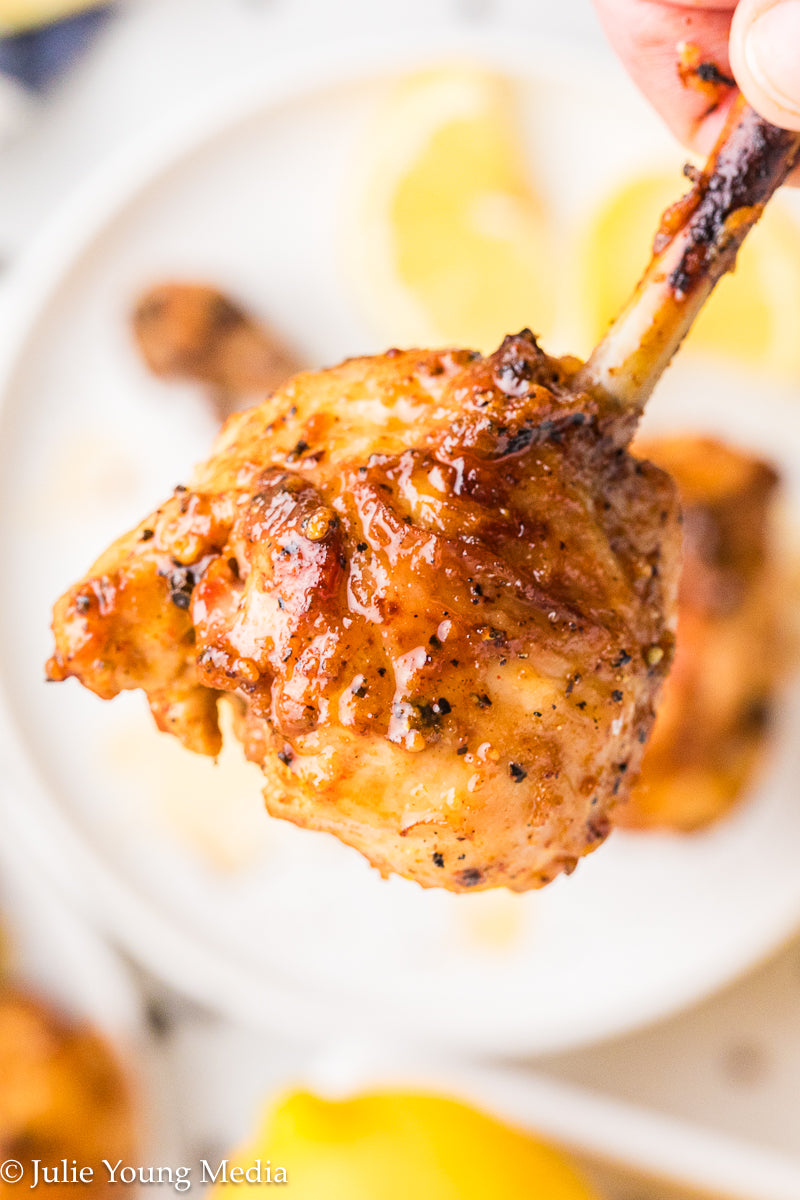 Lemon Pepper Chicken Drumstick Lollipops