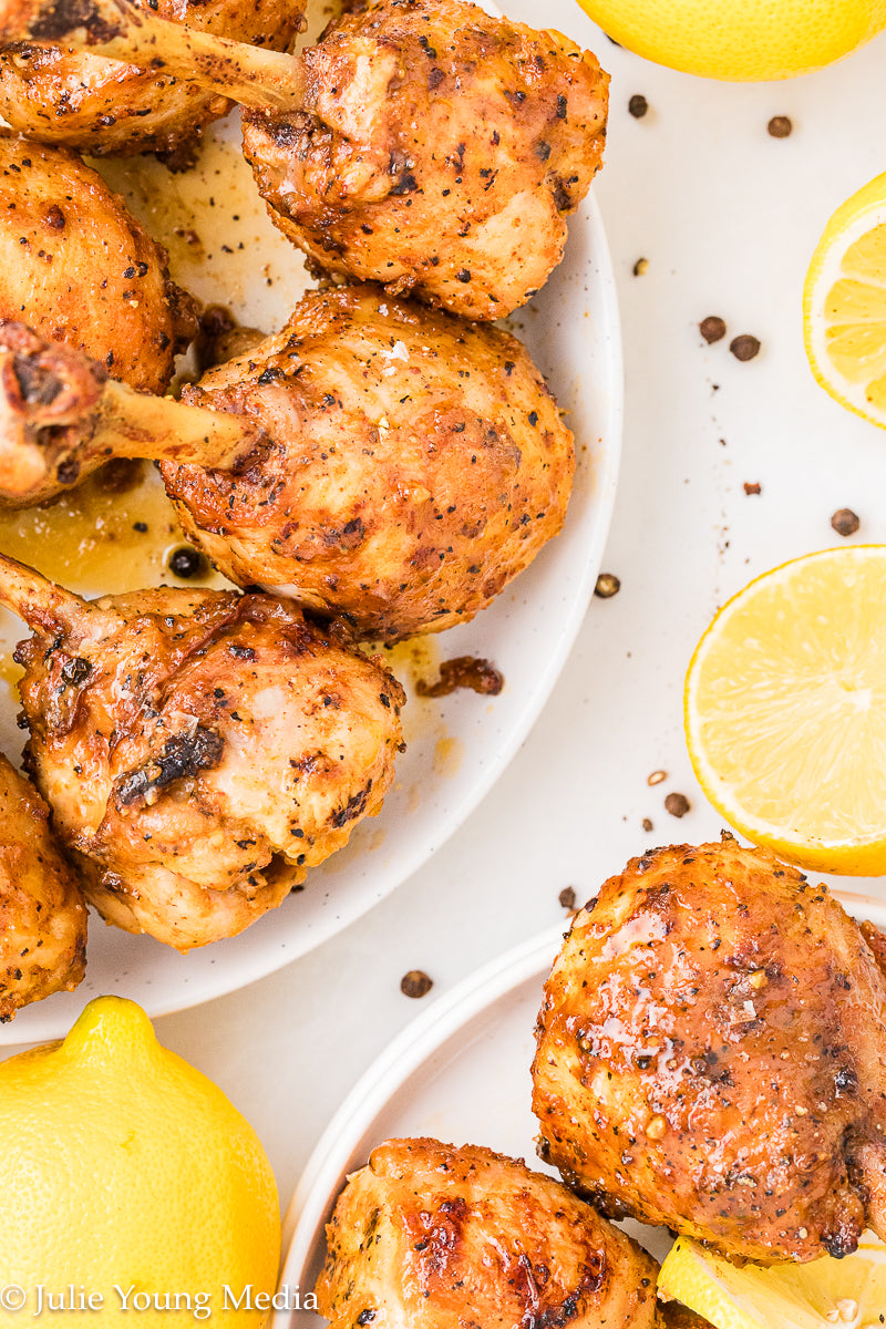 Lemon Pepper Chicken Drumstick Lollipops