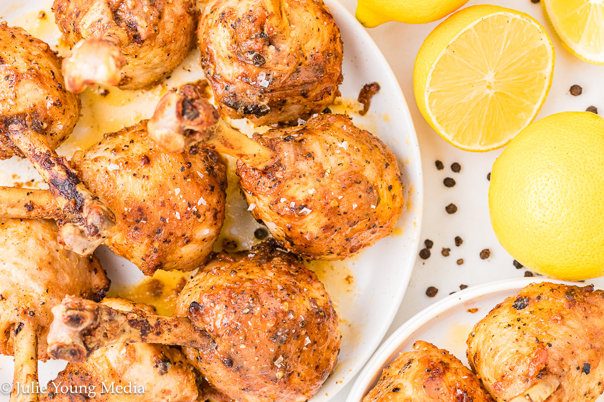 Lemon Pepper Chicken Drumstick Lollipops