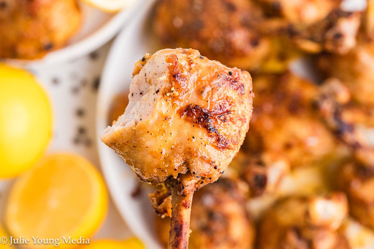 Lemon Pepper Chicken Drumstick Lollipops