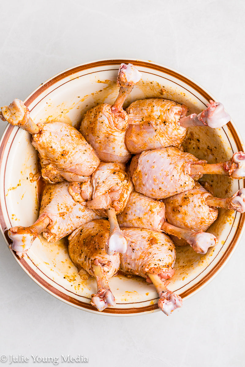 Lemon Pepper Chicken Drumstick Lollipops