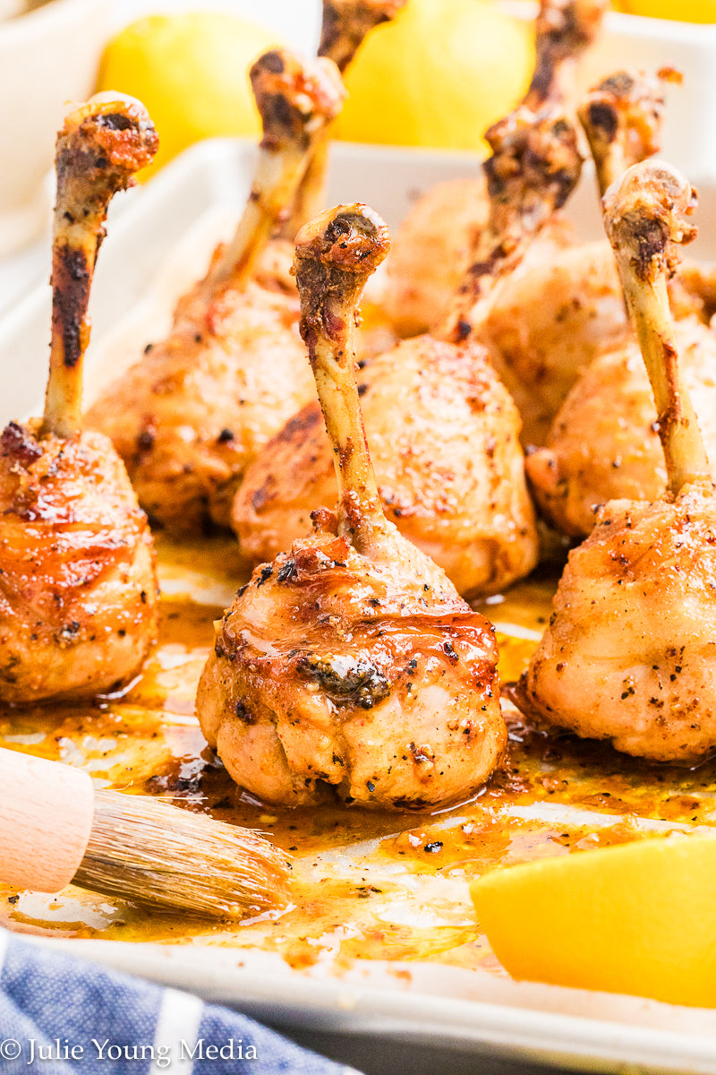 Lemon Pepper Chicken Drumstick Lollipops