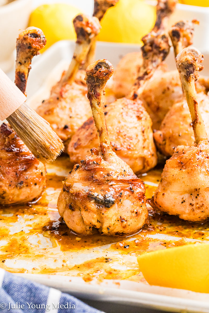 Lemon Pepper Chicken Drumstick Lollipops