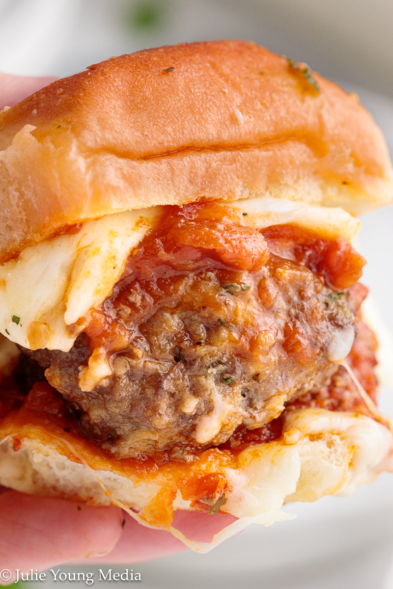 Hawaiian Roll Meatball Sliders