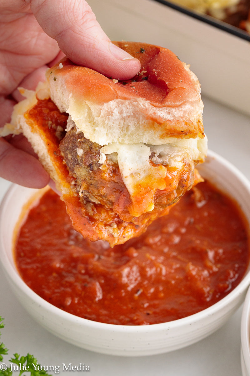 Hawaiian Roll Meatball Sliders