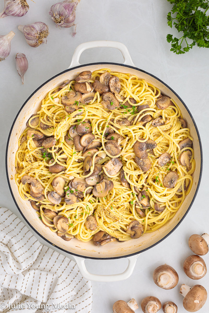 Miso Mushroom Pasta