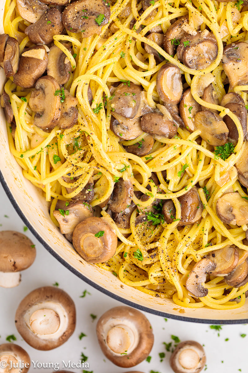 Miso Mushroom Pasta