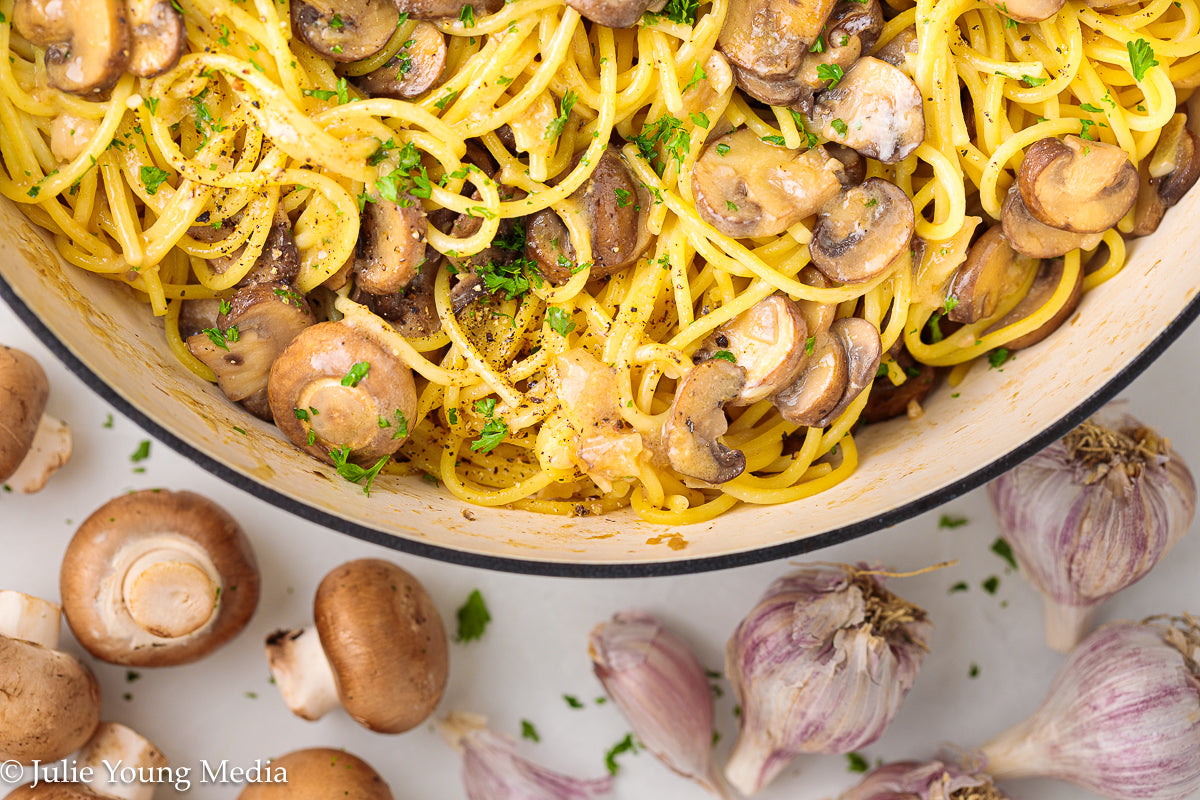 Miso Mushroom Pasta