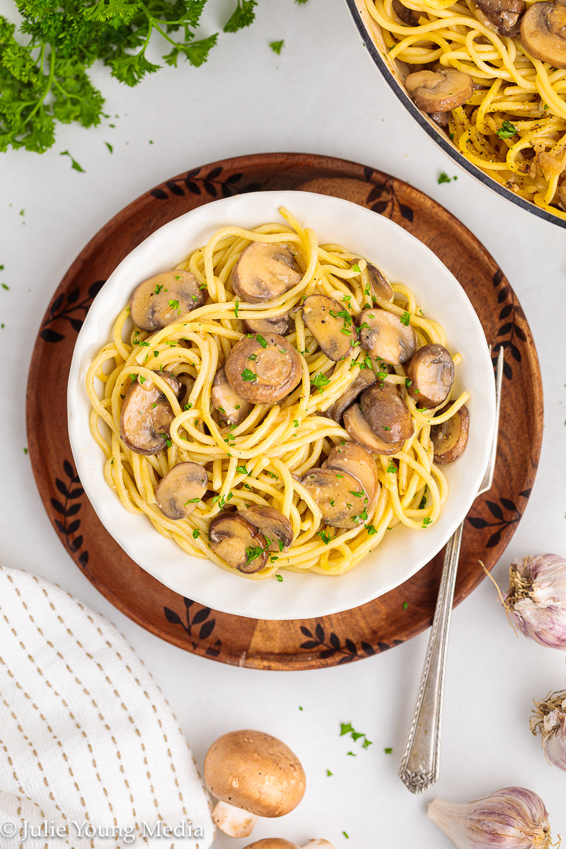 Miso Mushroom Pasta