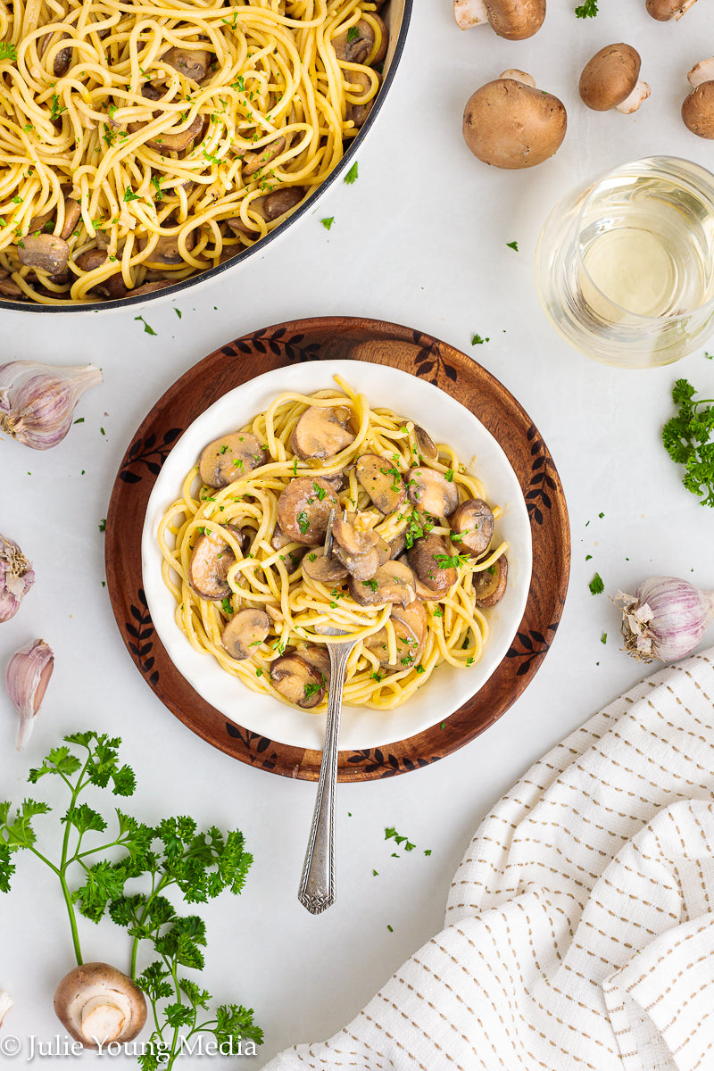 Miso Mushroom Pasta