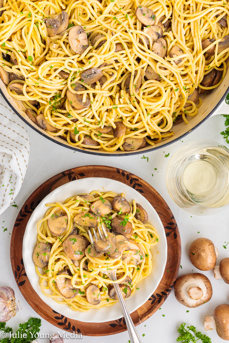 Miso Mushroom Pasta