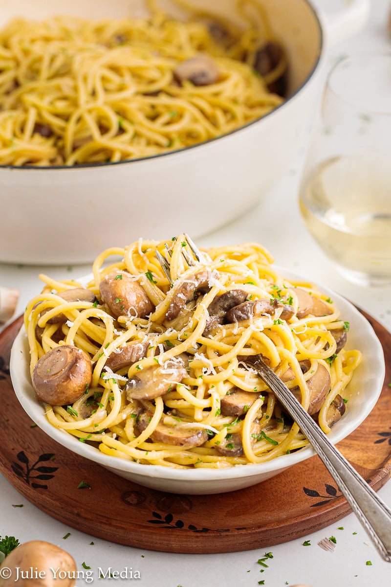 Miso Mushroom Pasta