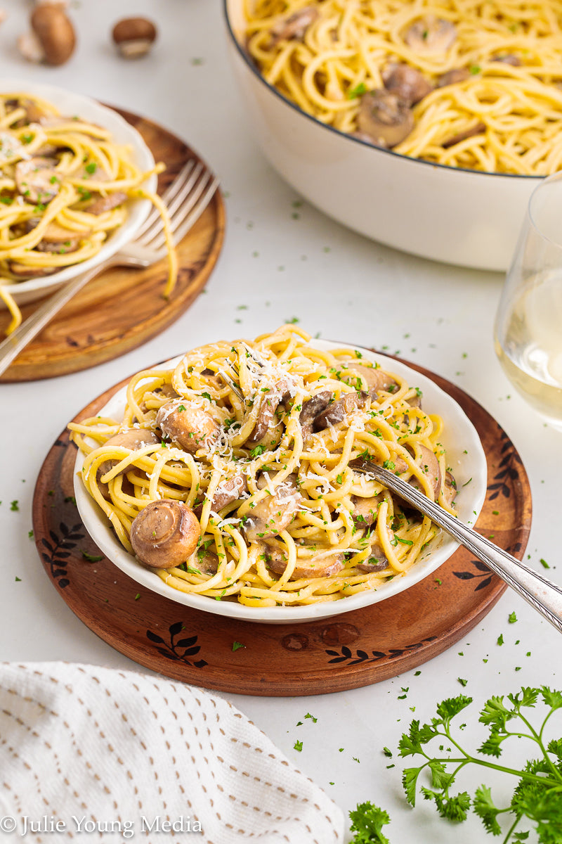 Miso Mushroom Pasta