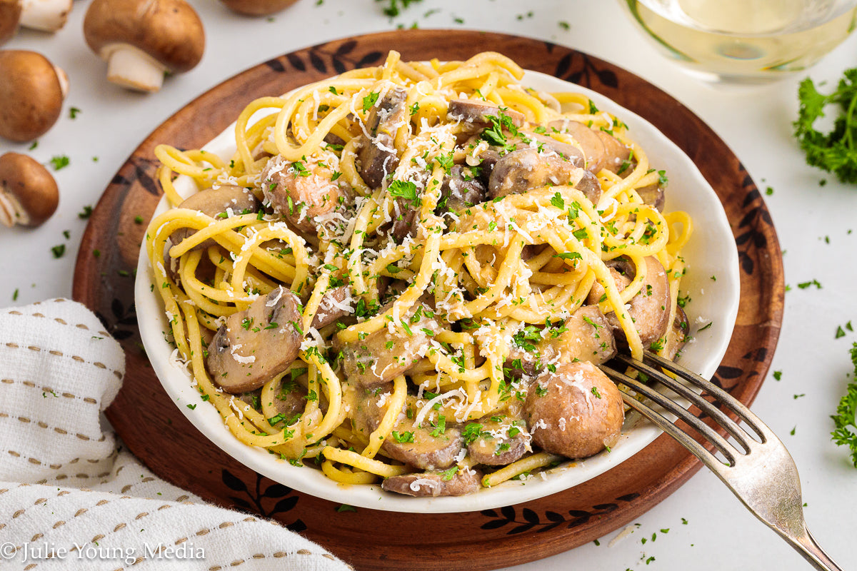 Miso Mushroom Pasta