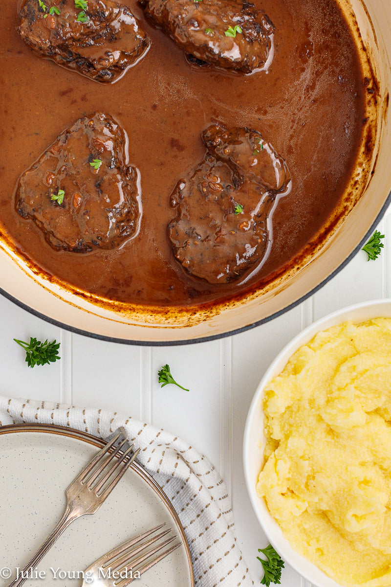 Wine Braised Beef Cheeks