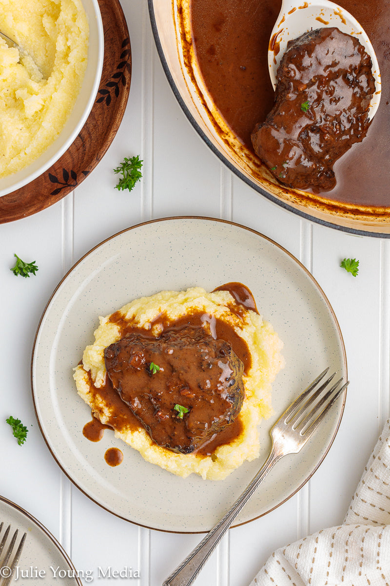 Wine Braised Beef Cheeks