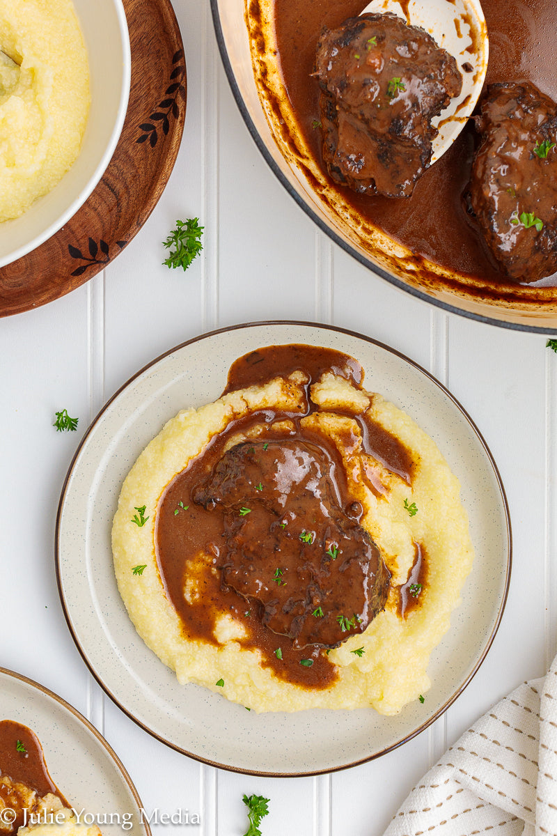 Wine Braised Beef Cheeks